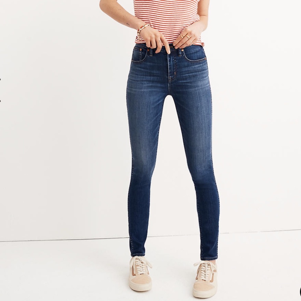 Tall 10" High-Rise Skinny Jeans in Danny Wash